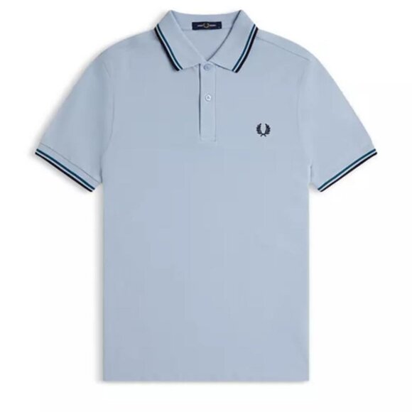 Fred Perry Twin Tipped Slim fit polo Med - Picture 1 of 3